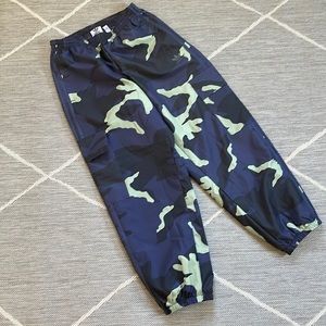 Men’s Adidas shell pant blue camo size small